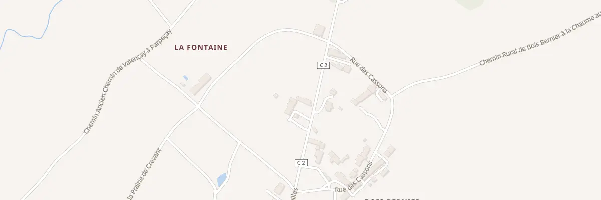Plan du 2 Rue des Gravouilles à Val-Fouzon