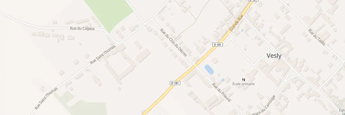 Plan du 5 Rue du Clos du Décret à Vesly