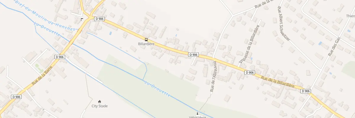 Plan du 20 Rue de la Billardière à Hanches