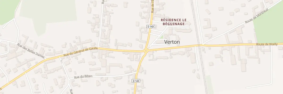 Plan du 1 Rue de l’Eglise à Verton