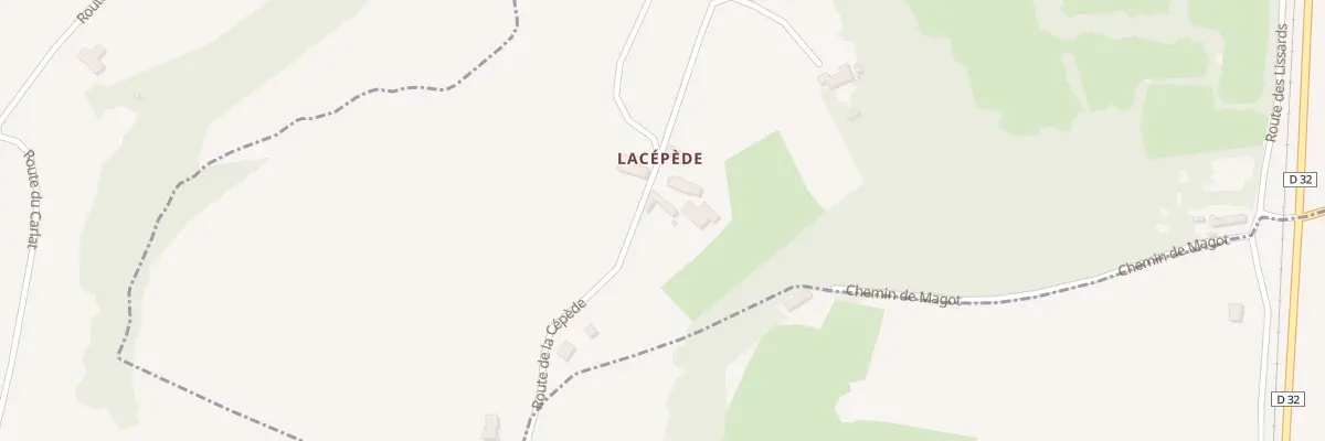 Plan du 719 Rte de la Cépède à Condat