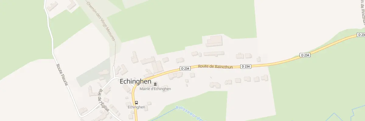 Plan du 109 Rte de Baincthun à Echinghen