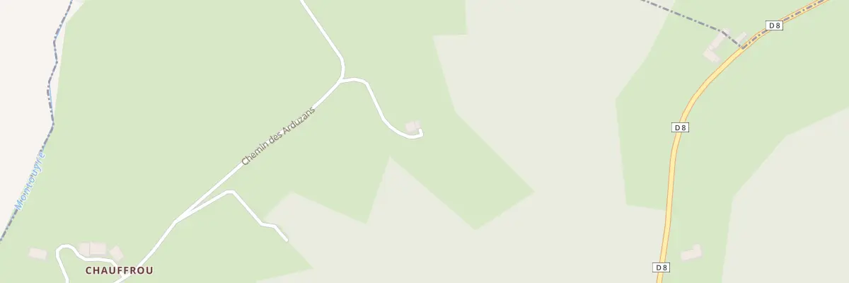 Plan du 1254 Che des Arduzans à La Sauzière-Saint-Jean