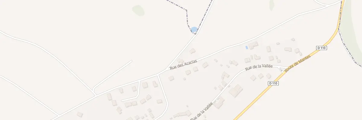 Plan du 6 Rue des Bertins à Jouy-Mauvoisin