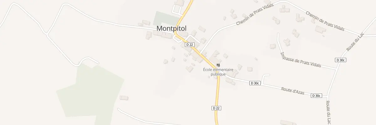 Plan du 60 Rte du Village à Montpitol