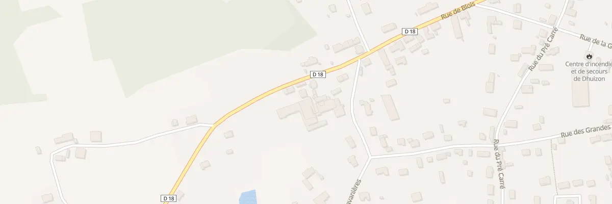 Plan du 56 Rue de Blois à Dhuizon