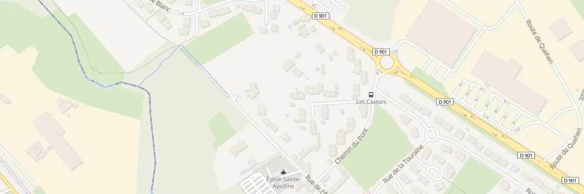 Plan du 15 Cite des Castors à Isques