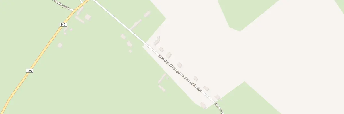 Plan du 1072 Rue des Champs de St Nicolas à Conteville