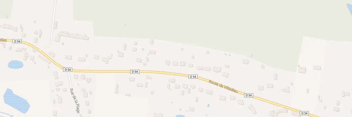 Plan du 38 Rte de Villedieu à Gièvres