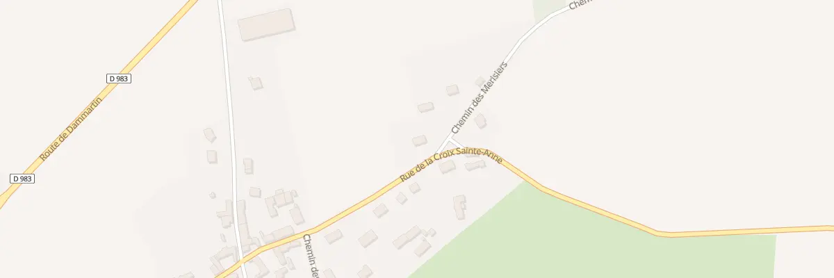 Plan du 45 Rue de la Croix Sainte Anne à Orvilliers
