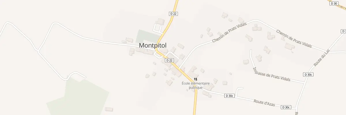 Plan du 6 Imp de l’Eglise à Montpitol