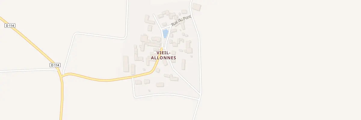 Plan du 1 Rue de la Croix Rouge à Beauvilliers
