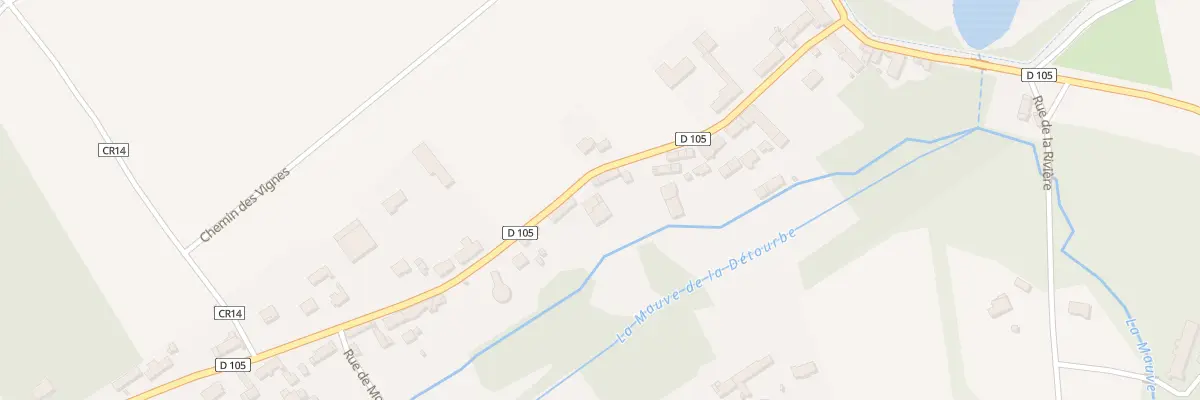 Plan du 690 Rue de la Renardière à Baccon