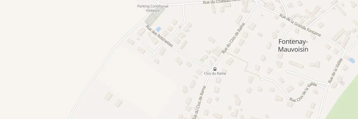 Plan du 2 Rue des Robinettes à Fontenay-Mauvoisin