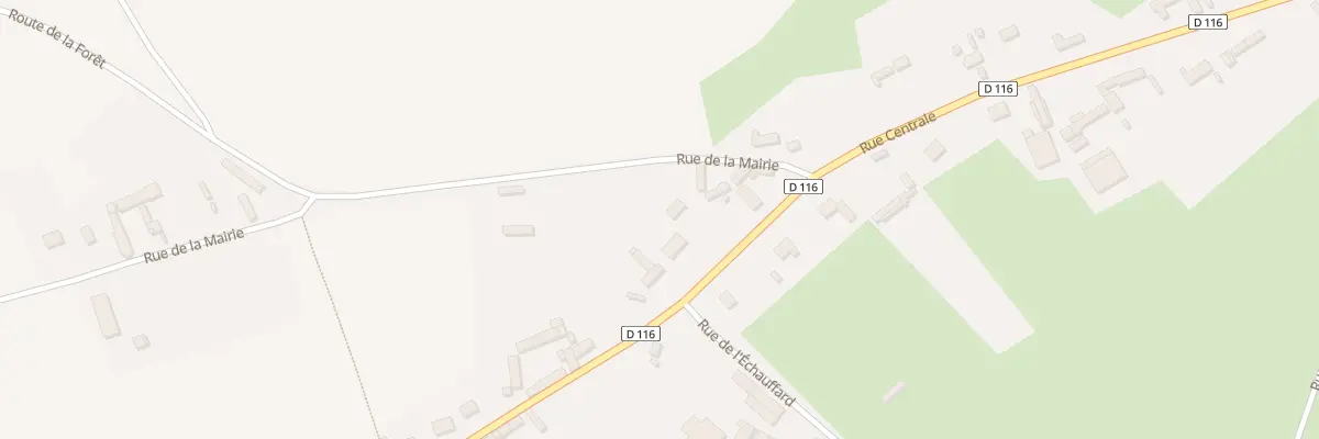 Plan du 38 Rue Centrale à Pierrecourt