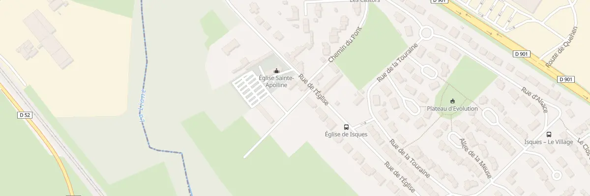 Plan du 6 Rue de L ’Eglise à Isques
