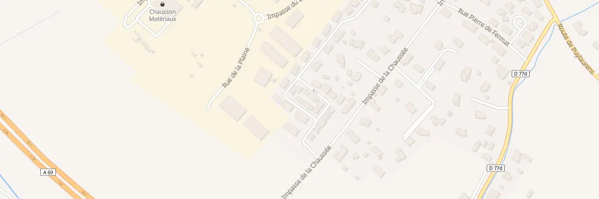 Plan du 297 Rue du Puits Perdu à Verfeil