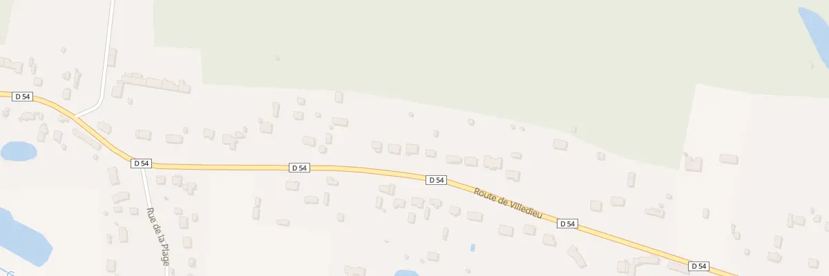 Plan du 36 Rte de Villedieu à Gièvres
