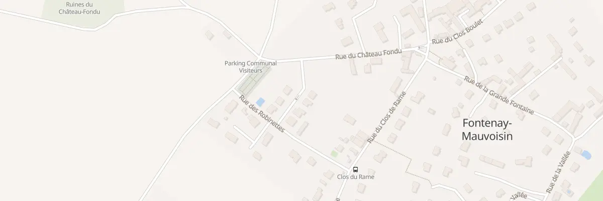 Plan du 1 Rue des Robinettes à Fontenay-Mauvoisin