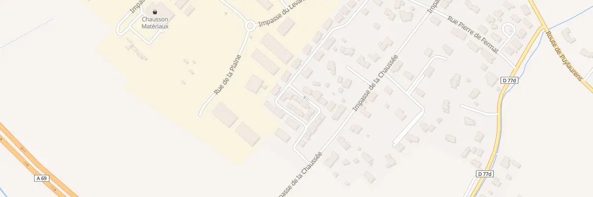 Plan du 421 Rue du Puits Perdu à Verfeil