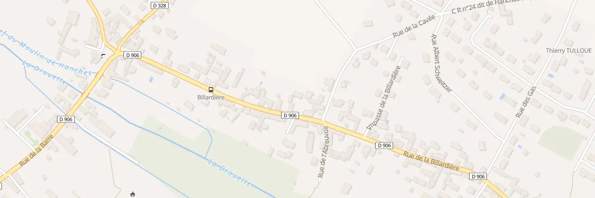 Plan du 37 Rue de la Billardière à Hanches
