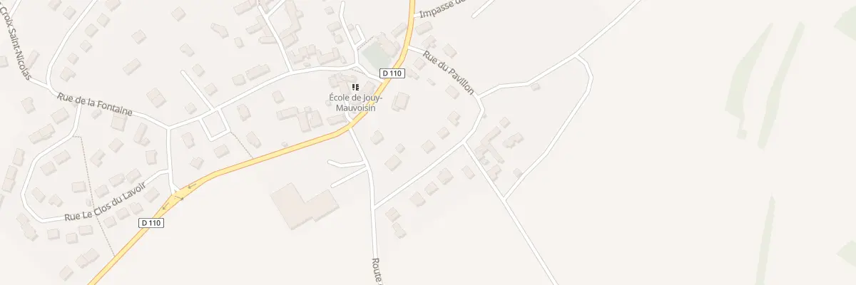 Plan du 6B Rue du Pavillon à Jouy-Mauvoisin