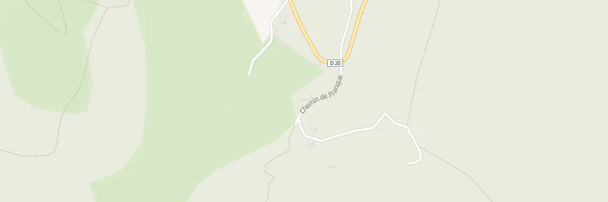 Plan du 2 Chem de Franque à Arnave