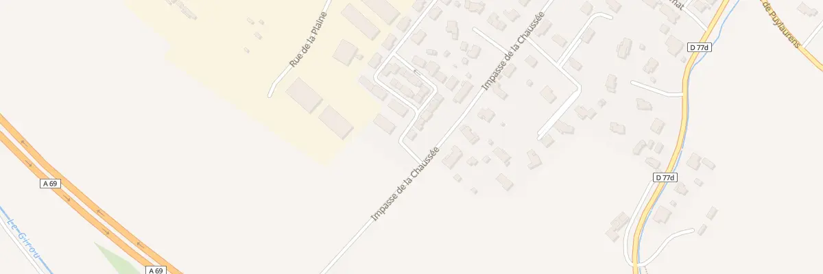 Plan du 469 Rue du Puits Perdu à Verfeil