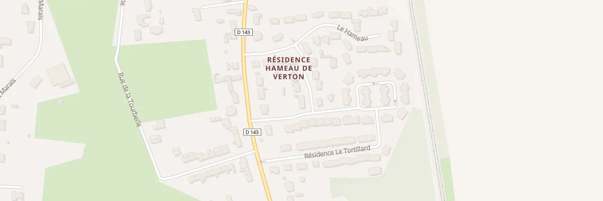 Plan du 48 Res le Tortillard Rte de Waben à Verton