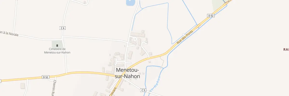 Plan du 5007 Le Bourg à Menetou-sur-Nahon