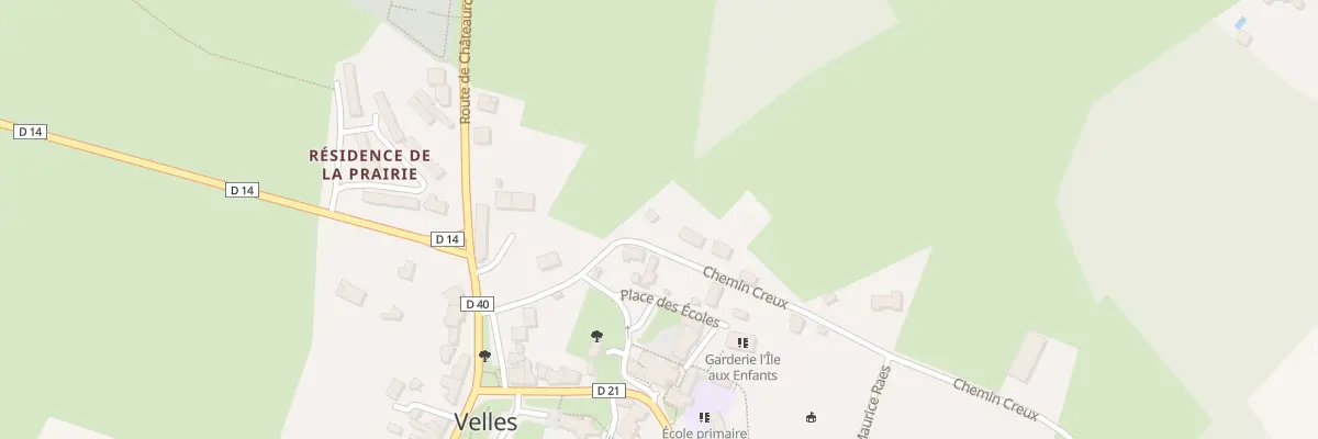 Plan du 3 Che Creux à Velles