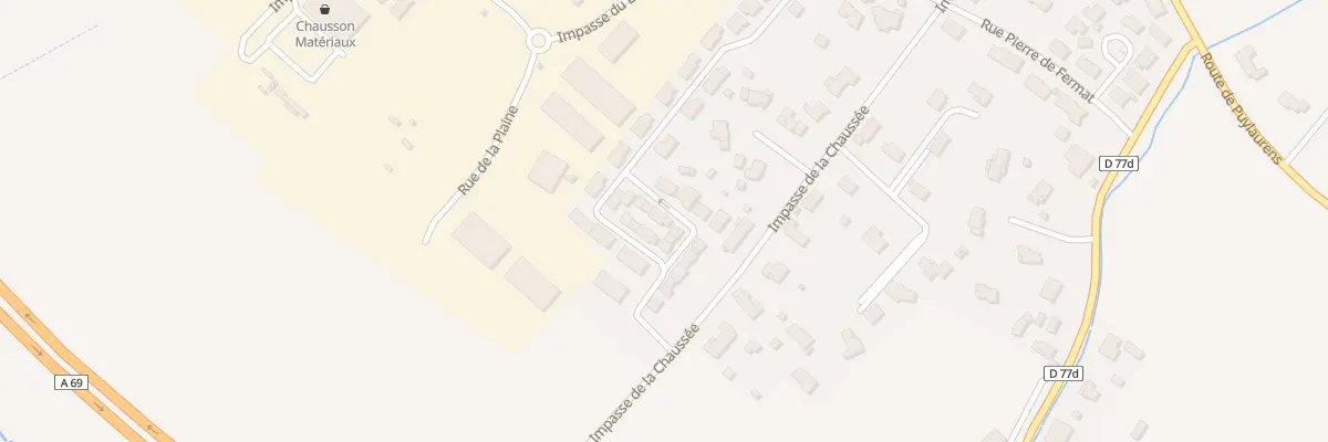 Plan du 401 Rue du Puits Perdu à Verfeil