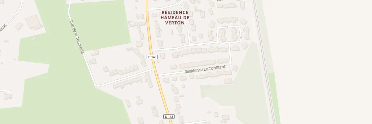 Plan du 53 Res le Tortillard Rte de Waben à Verton