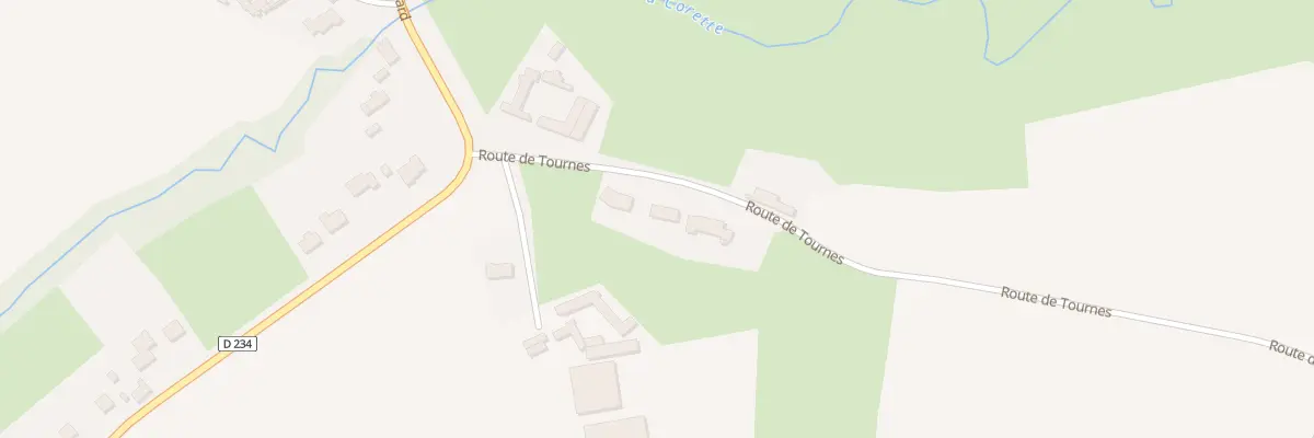 Plan du 110 Rte de Tournes à Echinghen