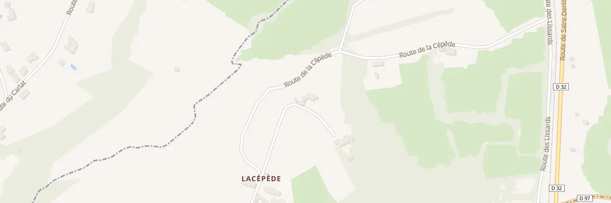 Plan du 9 Lacepede à Condat