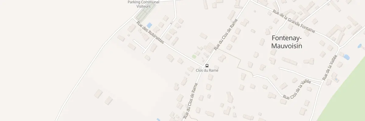 Plan du 17 Rue du Clos de Rame à Fontenay-Mauvoisin