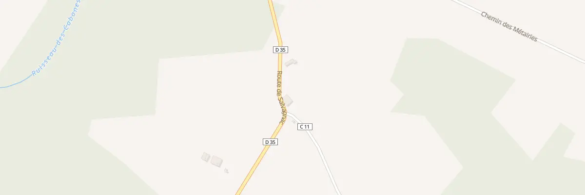 Plan du 1 Rte de Saint Laurens à Grazac