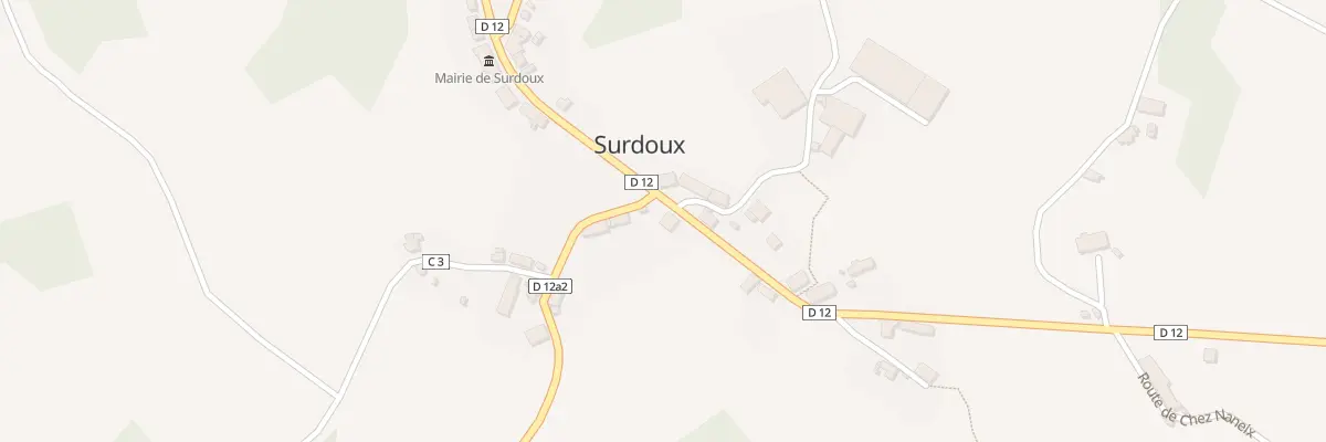 Plan du 5018 Surdoux à Surdoux