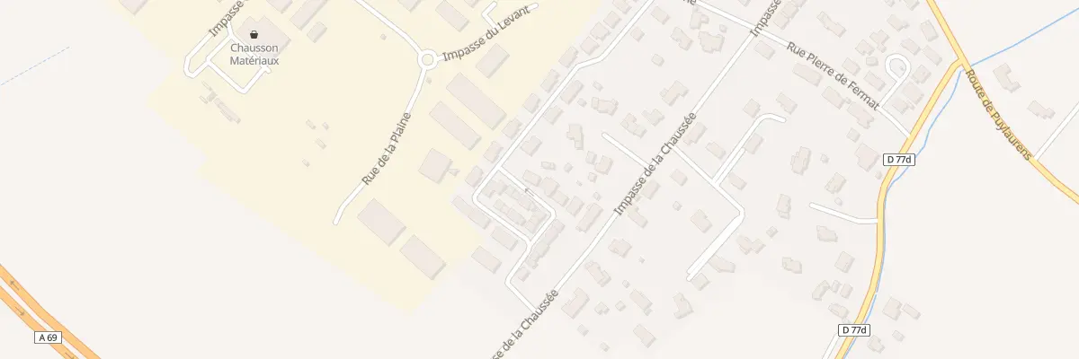 Plan du 408 Rue du Puits Perdu à Verfeil