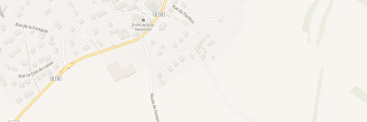 Plan du 21 Rue du Pavillon à Jouy-Mauvoisin