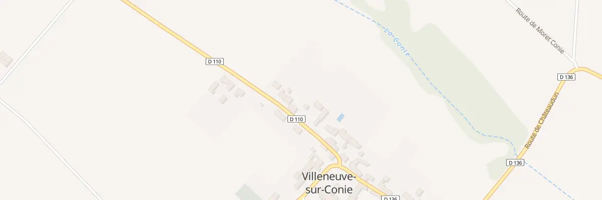 Plan du 5036 Le Bourg Nord à Villeneuve-sur-Conie