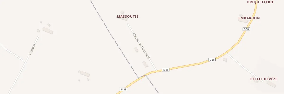 Plan du 85 Massoutie à Labastide-Beauvoir
