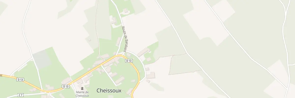 Plan du 8 Che de la Bascule à Cheissoux