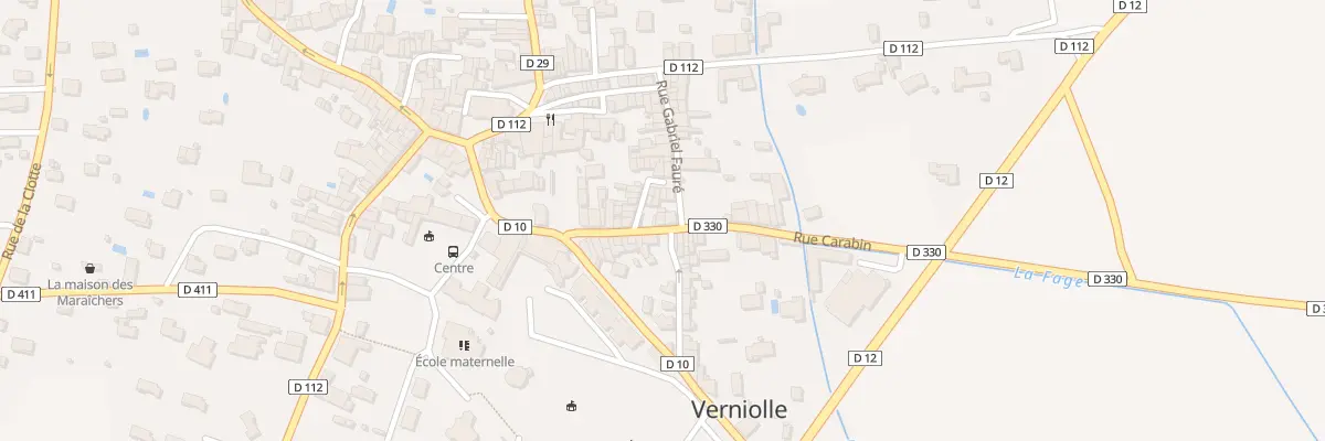 Plan du 13 Rue Carabin à Verniolle