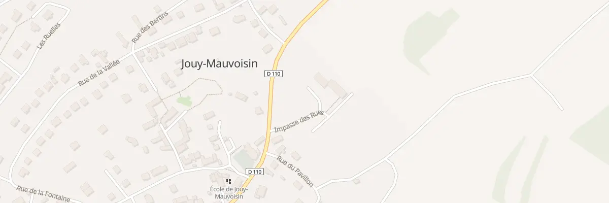 Plan du 5 Les Rues à Jouy-Mauvoisin