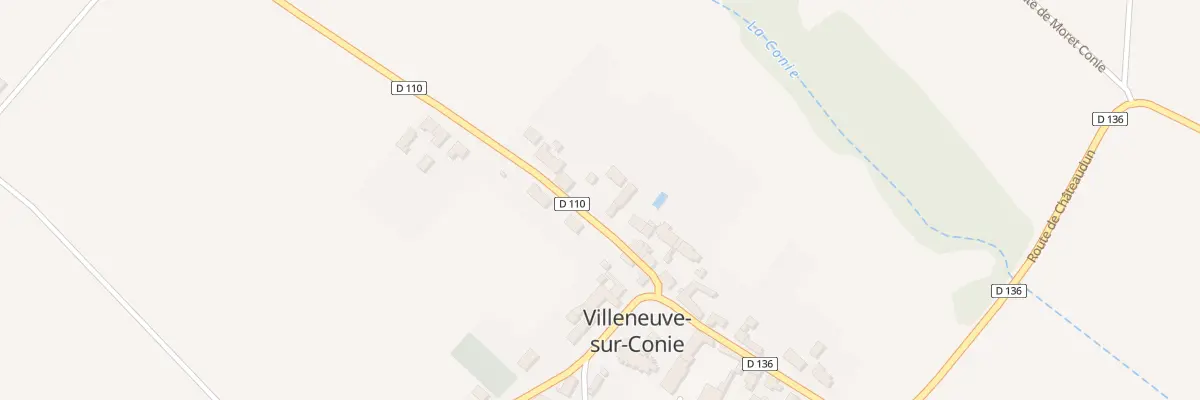 Plan du 8 Rte de Peronville à Villeneuve-sur-Conie