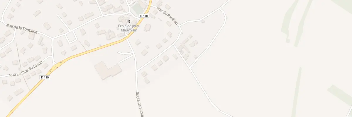 Plan du 19 Rue du Pavillon à Jouy-Mauvoisin