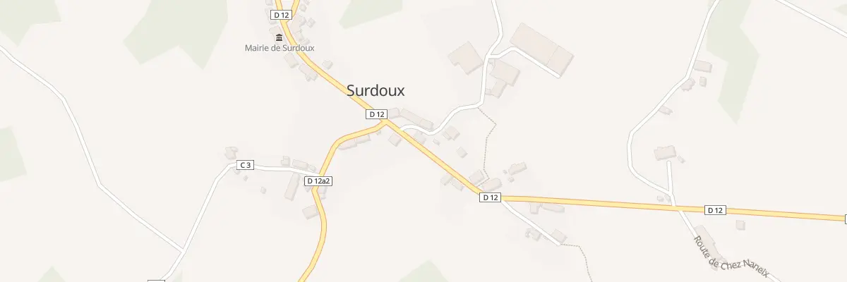 Plan du 5036 Surdoux à Surdoux