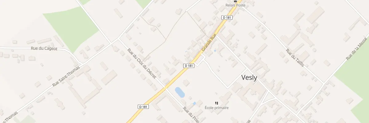Plan du 44 Gr Grande Rue à Vesly