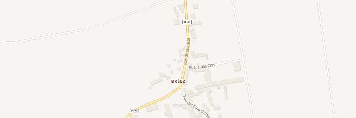 Plan du 9 Rue de Chartres à Umpeau